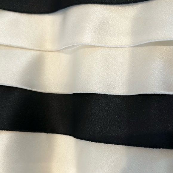 BCBGMaxAzria black and white knee-length sleeveless sheath dress - Picture 4 of 7